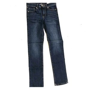 Dark Wash slim straight jeans